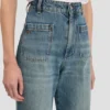 Alina stretchjeans i sliten blå tvätt