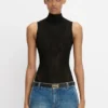 Bodysuit med hög hals i svart Bodysuit med hög hals i svart
