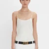 Cami-top i ivory