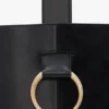 Dia bucket bag i marinblått läder