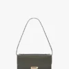Dorian pochette i mörk olivgrönt läder Dorian pochette i mörk olivgrönt läder