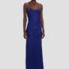 Draped Cami Gown i ljus indigo