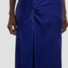 Draped Cami Gown i ljus indigo