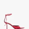 Eliza stilettosandal 75 i rött läder