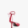 Eliza stilettosandal 75 i rött läder