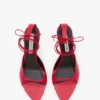 Eliza stilettosandal 75 i rött läder