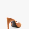 Harlow mule 100 i bronsfärgad satin