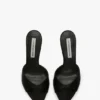 Harlow mule 100 i svart satin