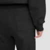 Joggingbyxor med broderad logotyp i svart Joggingbyxor med broderad logotyp i svart