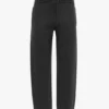 Joggingbyxor med broderad logotyp i svart Joggingbyxor med broderad logotyp i svart