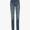 Julia-jeans i mellablå tvätt