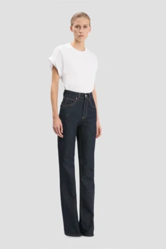 Julia stretchjeans i indigoblå