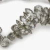 Kristallchoker i silver
