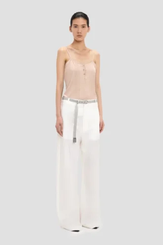 Rouleaux cami-top i blom