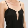 Rouleaux cami-top i svart