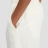 Skräddarsydda shorts i ivory