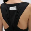 Split tank top i svart Split tank top i svart