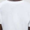 T-shirt med krympad passform i vitt T-shirt med krympad passform i vitt