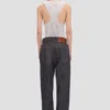 Tanktop med slits i magnesium Tanktop med slits i magnesium