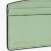 The Victoria-kortfodral i jadefärgat läder The Victoria-kortfodral i jadefärgat läder