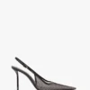 The Victoria stilett-slingback 100 i svart mesh The Victoria stilett-slingback 100 i svart mesh