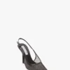 The Victoria stilett-slingback 100 i svart mesh The Victoria stilett-slingback 100 i svart mesh