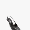 The Victoria stiletto slingback 100 i svart läder The Victoria stiletto slingback 100 i svart läder