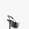 The Victoria stiletto slingback 100 i svart läder The Victoria stiletto slingback 100 i svart läder
