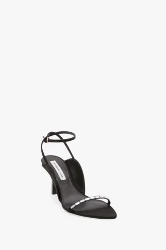 The Victoria stilettosandal med dekorationer 75 i svart