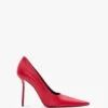 The Victoria stilettpumps 100 i rött läder