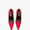 The Victoria stilettpumps 100 i rött läder