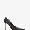 The Victoria stilettpumps 100 i svart läder The Victoria stilettpumps 100 i svart läder