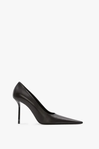 The Victoria stilettpumps 100 i svart läder