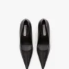 The Victoria stilettpumps 100 i svart läder The Victoria stilettpumps 100 i svart läder