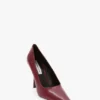 The Victoria stilettpumps 100 i vinrött läder The Victoria stilettpumps 100 i vinrött läder