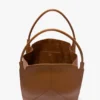 The Victoria tote bag large i brunt läder