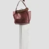 The Victoria tote bag large i burgundy mesh The Victoria tote bag large i burgundy mesh