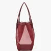 The Victoria tote bag large i burgundy mesh The Victoria tote bag large i burgundy mesh