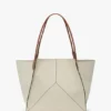 The Victoria tote bag large i elfenbensfärgad canvas The Victoria tote bag large i elfenbensfärgad canvas