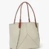 The Victoria tote bag large i elfenbensfärgad canvas The Victoria tote bag large i elfenbensfärgad canvas
