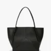 The Victoria tote bag large i svart läder The Victoria tote bag large i svart läder
