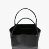 The Victoria tote bag large i svart läder The Victoria tote bag large i svart läder