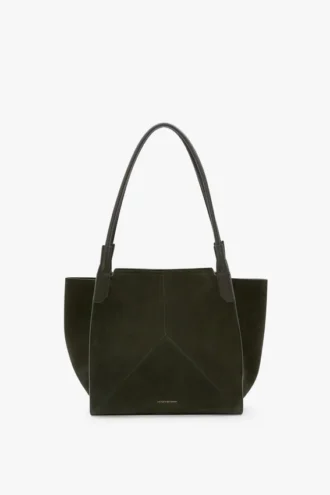 The Victoria-tote i mörk olivgrön mocka