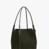 The Victoria-tote i mörk olivgrön mocka