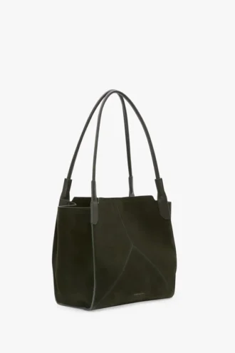 The Victoria-tote i mörk olivgrön mocka