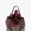 The Victoria Travel Tote-väska i vinrött läder The Victoria Travel Tote-väska i vinrött läder