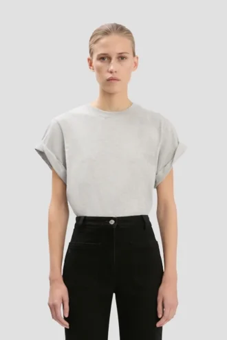 Tilly-T-shirt i gråmelerad Tilly-T-shirt i gråmelerad