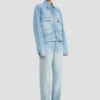 Truckerjacka i denim i heritage-blått Truckerjacka i denim i heritage-blått