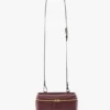 Vanity crossbody i burgundyfärgat läder