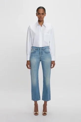 Victoria-jeans i ljusblått